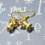 Gold Angels Earrings